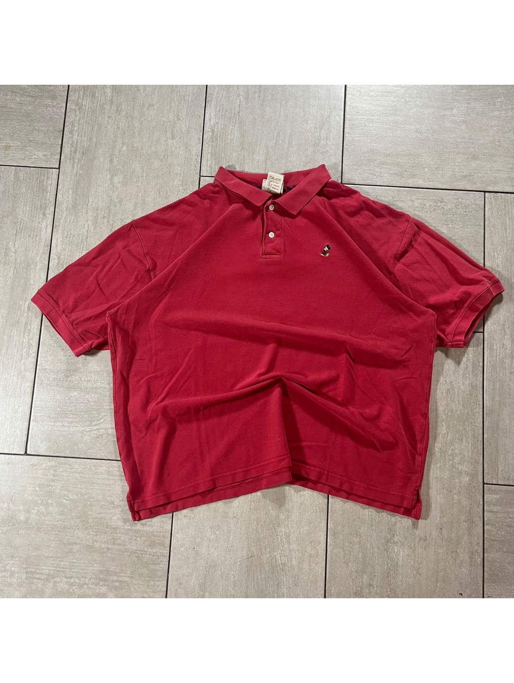 Vintage Disneyland Resort Mickey Mouse Polo Shirt XL